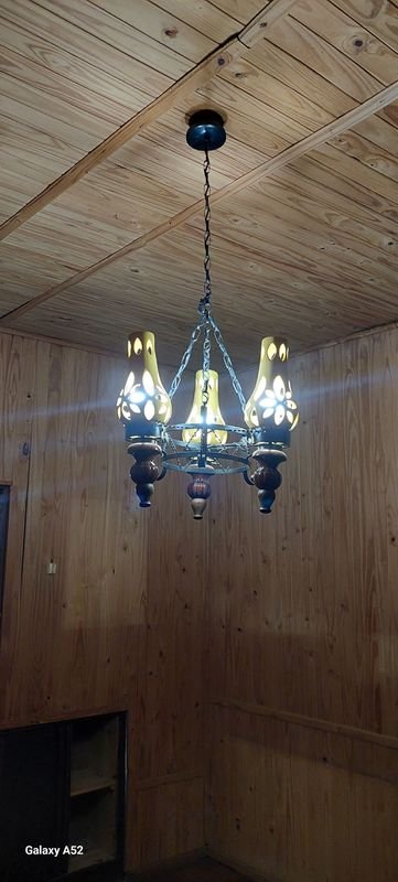 Antiguo candelabro de tres luces - imagen 7