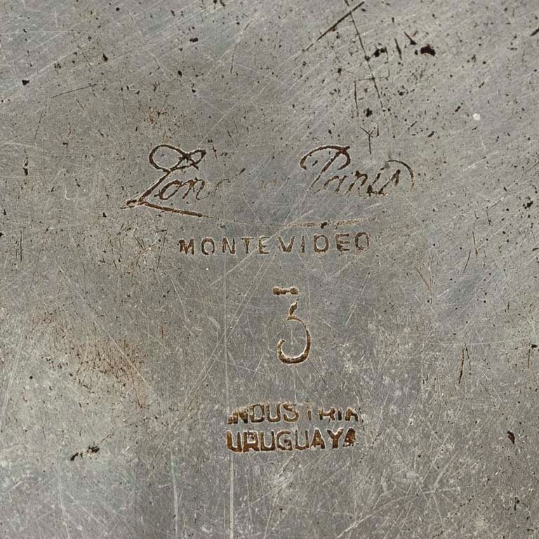 Antiguo Herbidor de Aluminio de London París - imagen 2