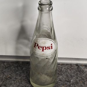 Botella Antigua de Vidrio Pepsi-Cola - imagen 2