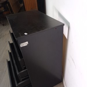 Cajonera Negra de Melamínico con 4 Cajones - imagen 5