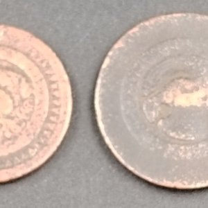 Lote de 2 Monedas Coloniales Argentinas: 10 y 20 Décimos de Real - imagen 3