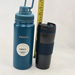 Set Botella y Vaso Térmico Zenit Nuevos Acero Inoxidable 600ml - imagen 4