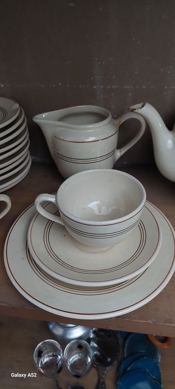 Juego de té antiguo con 33 piezas - imagen 7