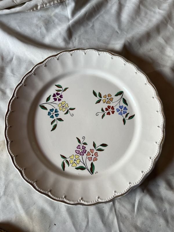 Plato lozul pintado a mano - Muebles - imagen 2