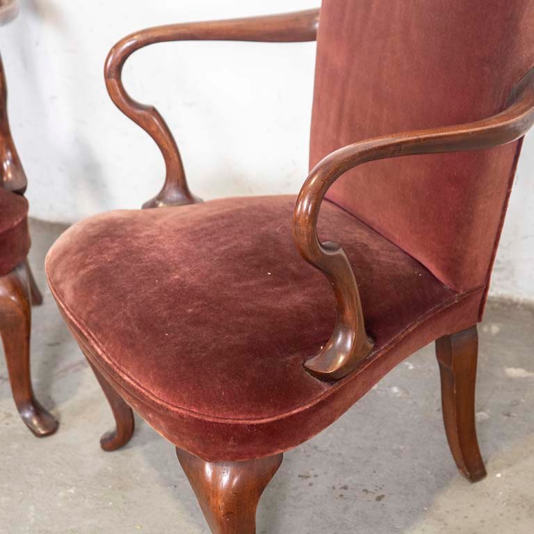 Sillones bajos estilo Chippendale para venta - imagen 2