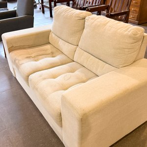 Sofá de 2 Cuerpos y Mesa de Luz Antigua de Madera - imagen 2