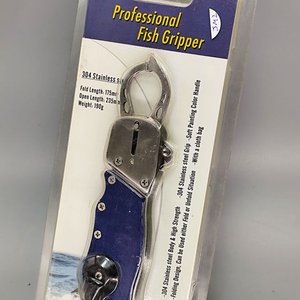 Pinza Sujetapeces Plegable Profesional Acero Inoxidable 304 Azul - imagen 2