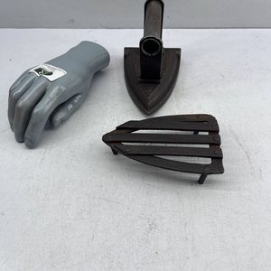 Plancha Antigua de Hierro "Gilvester Patent Salter" con Posa Plancha - imagen 2