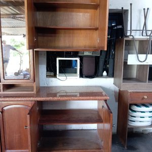 Amoblamiento de Cocina en Cedro: Bajo Mesada con Granito y Placard Colgante - imagen 7