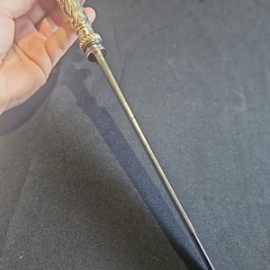 Cuchillo de Caza Antiguo Martinez Hnos. con Cabo de Plata y Oro - imagen 5