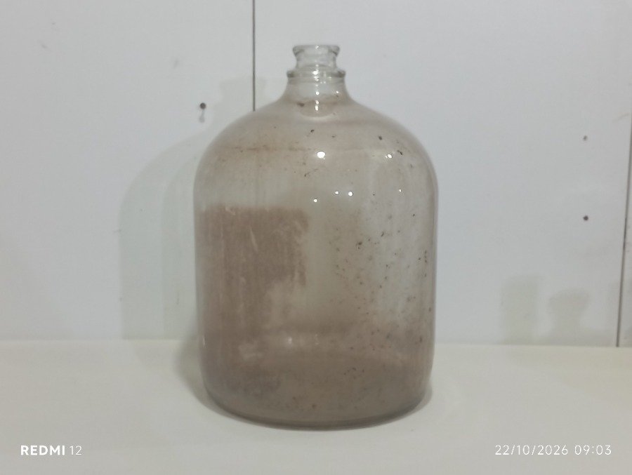 Antigua Damajuana de Vidrio Transparente