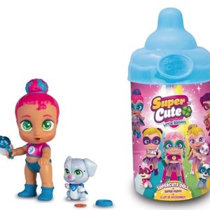 Lote siguiente: Muñeca Mini Super Cute Little Babies con Mascota y Biberón