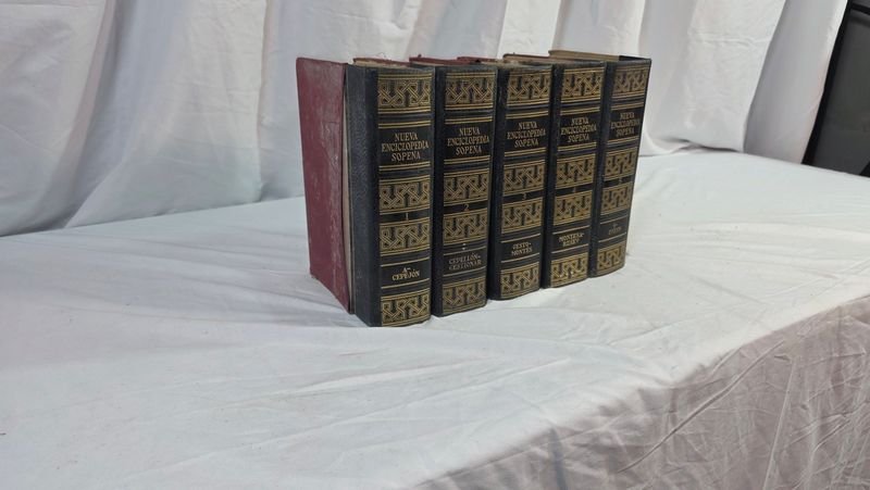 Colección de 5 Tomos Nueva Enciclopedia Sopena Edición 1961