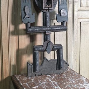 Escultura "El Gran Pescador" de Gustavo Montans en Madera Decorada (1997) - imagen 3