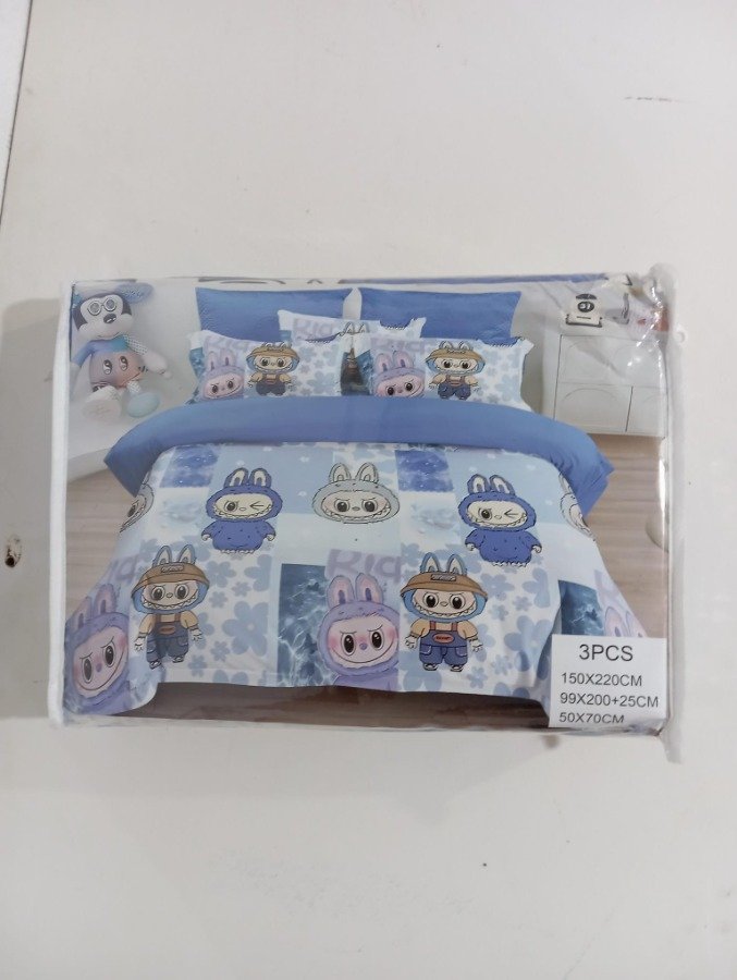 Juego de sabanas infantil LABUBU CELESTE - imagen 2