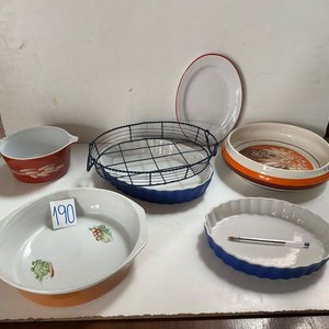 Lote de 5 Fuentes y Bols de Loza para Cocina - imagen 2