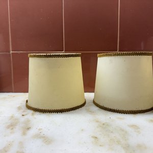 Lote de 8 Pantallas para Lámparas: 6 Florales y 2 Lisas - imagen 2