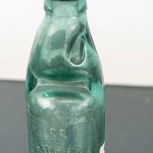 Botella de Vidrio con Bolita "La Alianza" - Coleccionismo - imagen 2