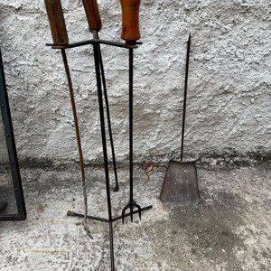 Juego de Atizadores para Chimenea con Pala y Chispero - imagen 3