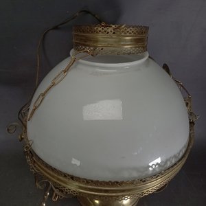 Colgante Colonial con Depósito y Opalina, Diámetro 35cm - imagen 3