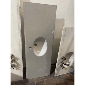 Mesada de Granito Gris con Pileta Ovalada - imagen 1