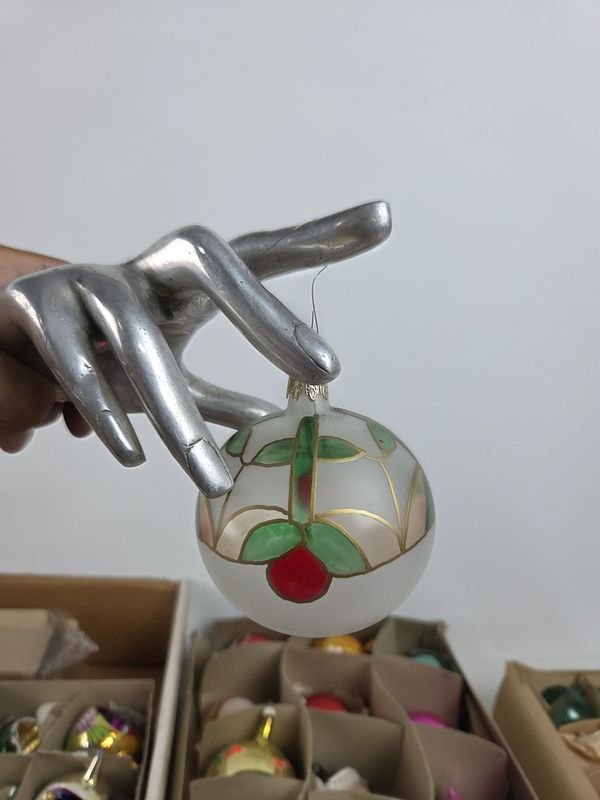 Lotes de adornos de Navidad antiguos y ornamentales - imagen 9