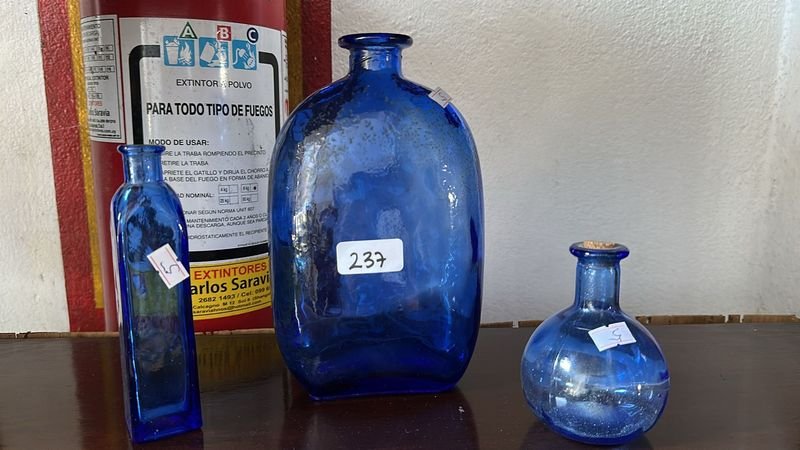 Lote anterior: Adornos azules en vidrio para decoración