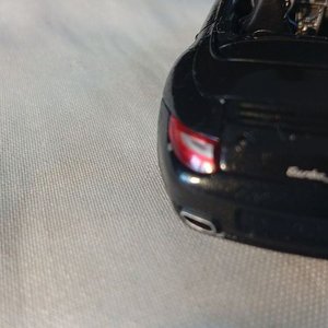 Réplica Porsche Turbo Cabriolet Typ 997 Negra Coleccionable - imagen 3