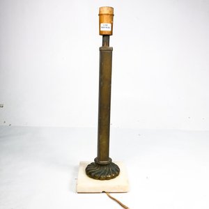 Lámpara de Sobremesa Vintage en Bronce y Mármol - imagen 1