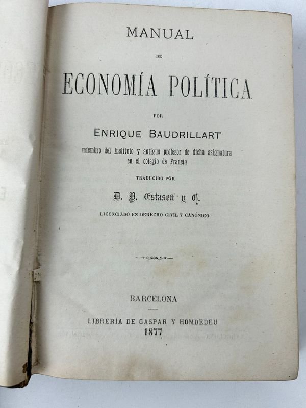Libros de Economía y Estudios Políticos del Siglo XIX - imagen 3