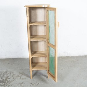 Mueble Fiambrera Rústico con Puerta y Estantes - imagen 2