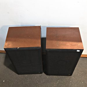 Par de Parlantes con Caja de Madera - imagen 2