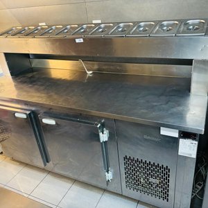 Lote #030 – Bajo mostrador en acero inoxidable con topinera marca ¨Gelopar¨ modelo 800 16.01.3, dos puertas – 190x70x130cm - imagen 4
