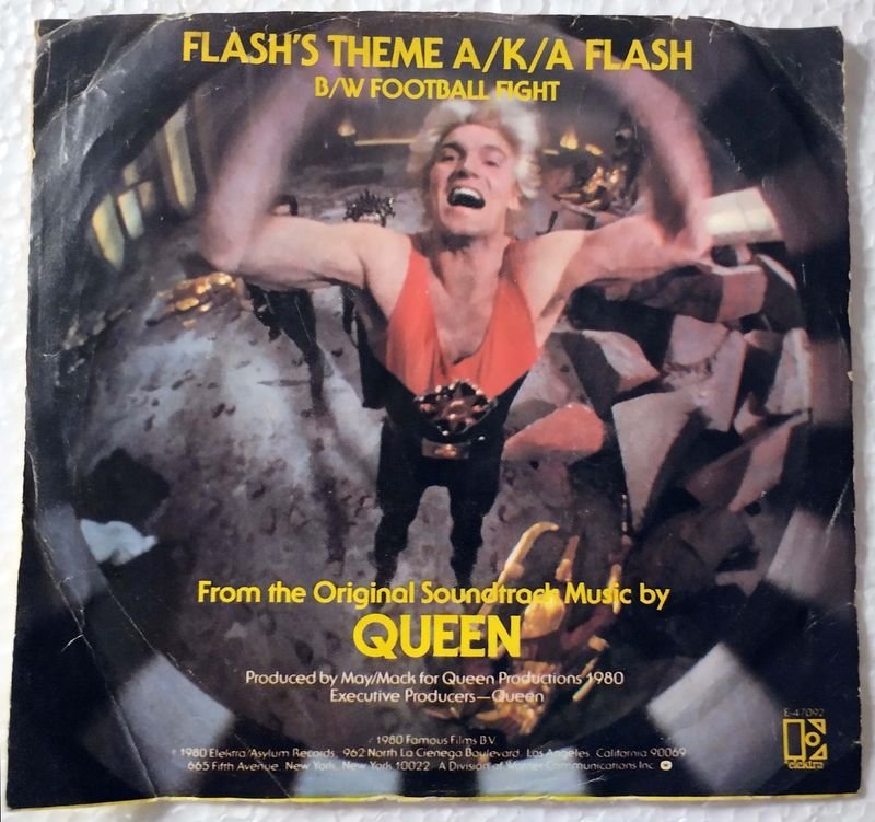 Vinilos de Queen: Flash Gordon y Football Fight - imagen 2