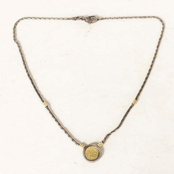 Cadena con Colgante Baño Oro Double