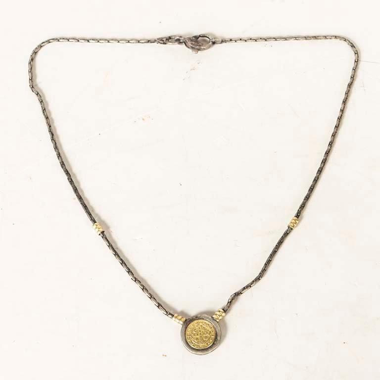 Cadena con Colgante Baño Oro Double