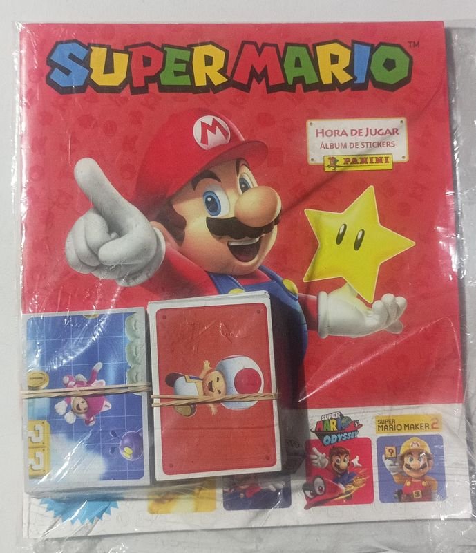 Lote anterior: Álbum de figuritas para pegar completo de SuperMario Panini