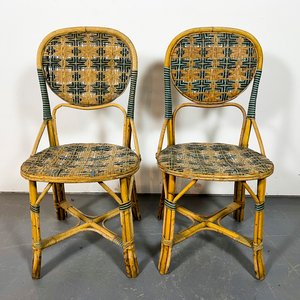Juego de Comedor Francés: Mesa Rectangular y 5 Sillas de Caña y Ratán - imagen 4