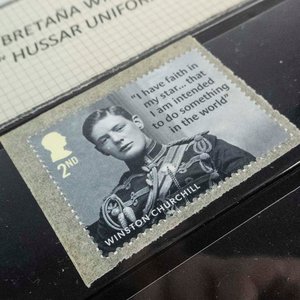 Sello Conmemorativo Gran Bretaña: Winston Churchill "Hussar Uniform" - imagen 2