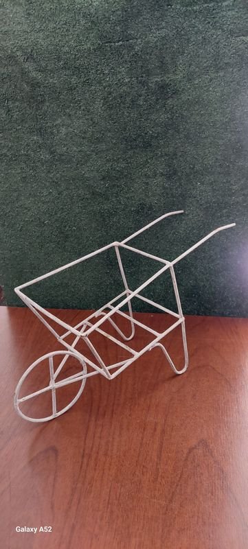 Soporte de plantas en metal con rueda - imagen 2