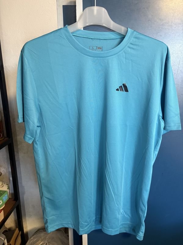 2 Camisetas Deportivas Adidas Talle L Azul