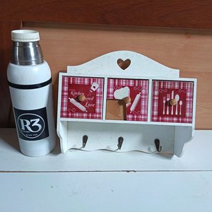 Organizador de Cocina Decorativo con Cajones y Ganchos - imagen 4