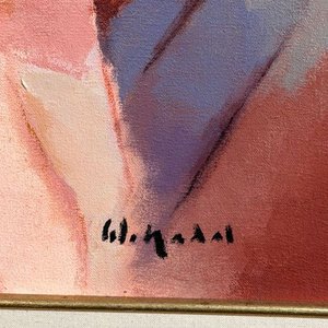 Óleo sobre tela "La Hora del Diálogo" de Walter Nadal - imagen 4