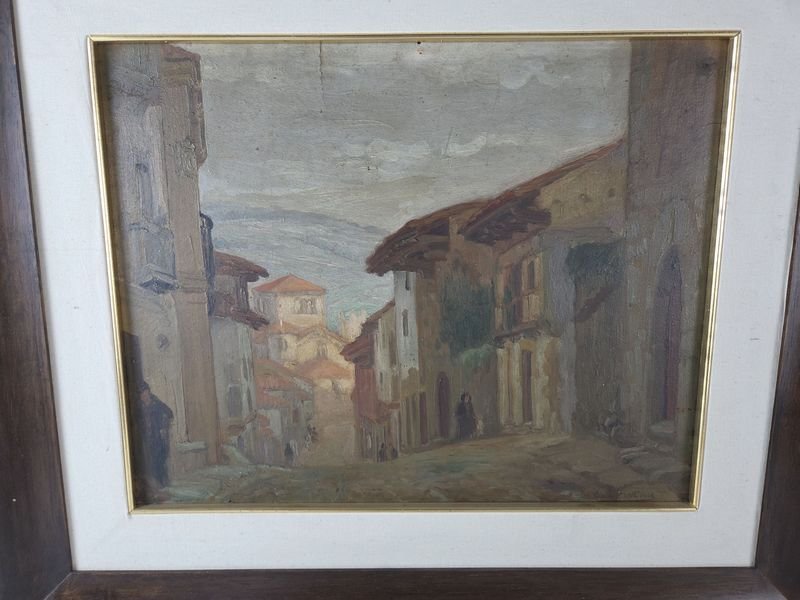 Óleo del pintor español Gerardo de Alvear, siglo XX - imagen 2