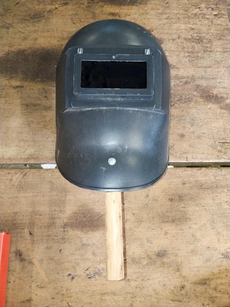 Lote de 6 Caretas de Soldar y Chaleco Reflectivo Naranja