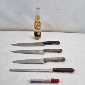 Set de 4 Cuchillos de Cocina Tramontina Acero Inoxidable con Mangos de Madera y Baquelita - imagen 2