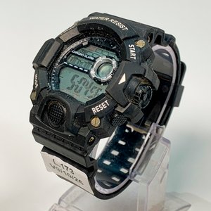 Reloj Digital Moderno a Pilas Negro - imagen 3