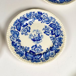 Seis platitos de postre loza Copeland, diámetros 16 cm - imagen 3