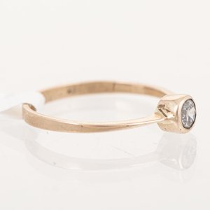 Anillo de Oro con Circonia Talla 17 mm - imagen 2