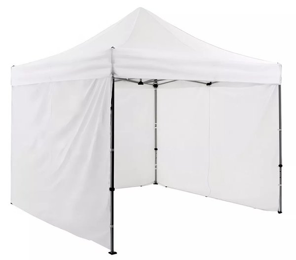 Gazebo Reforzado Blanco 3x3m con Lona Impermeable y Paredes